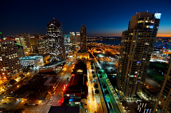 Over down town SD